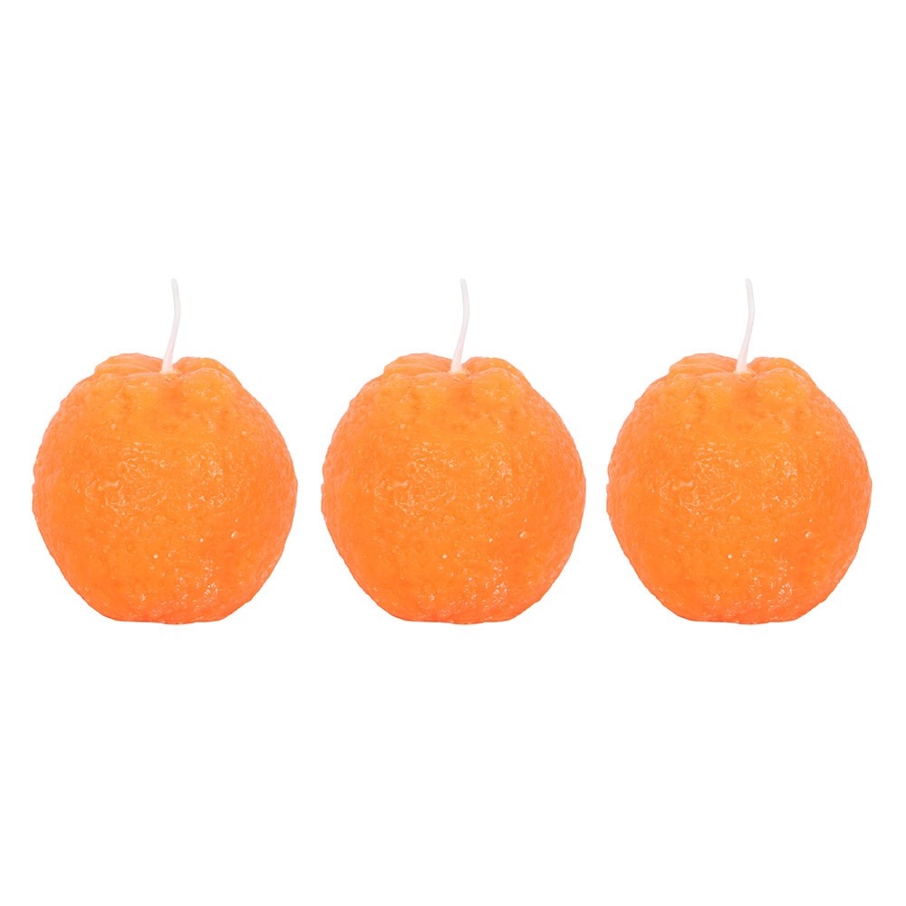 Something Different - Set of 3 Orange Shaped Figuurkaars - Oranje